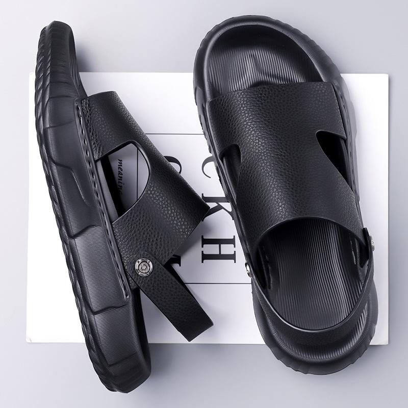 Fashion Summer 2025 New Casual Beach Shoes for Men Anti-slip and Wear-resistant Dual-purpose Slippers Shoes Man Fashion Casual Sandals