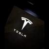 Car Sticker Tesla For Tesla Model Y 3 S X Car Door LED Logo Projector Puddle Lights HD Welcome Light 3D Laser Ghost Shadow Light