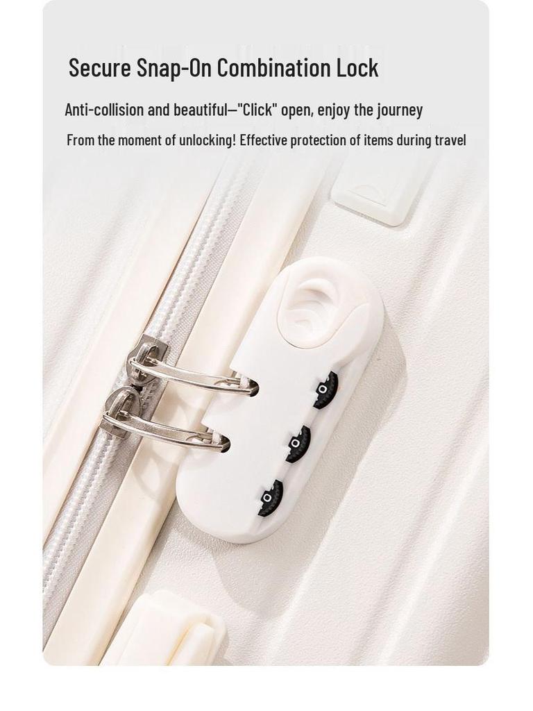 2025 Durable Trolley Case: Silent Wheels, Password Lock, Large Capacity Suitcase for Men, Women, and Students