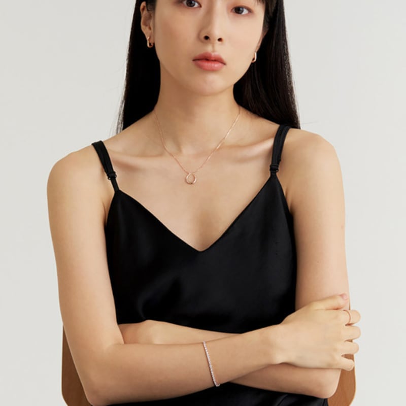 ENOUGHLIP Half Moon Necklace