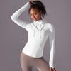Outdoor Sun Protection Clothes, Tight Fitting Sports Running Fitness Tops, Yoga Clothes, UV Resistant Breathable Hooded Zipper Jacket