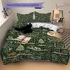 Forest Life Bedding 3 Piece Set HD Print Duvet Cover Pillowcases for Teens Adult Bedroom Decoration Christmas Gift