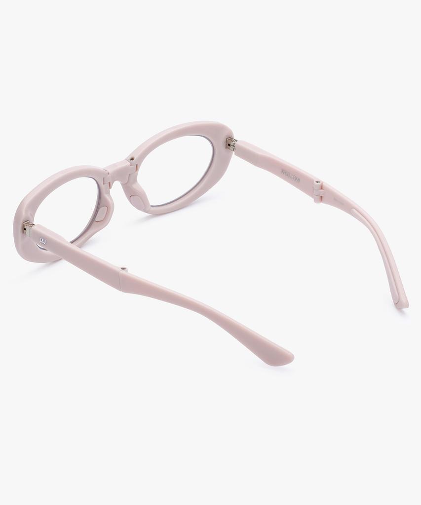 Likkeullou Rc Nirnir Folder Blue Light Glasses Pink