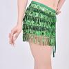 Belly Dance Hip Scarf With Detachable Fringe Skirt Adjustable Waist Chain For Performances And Practice