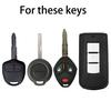 Silicone Car Key Case For Mitsubishi L200 ASX Outlander Eclipse Pajero Lancer Colt Remote Fob Cover