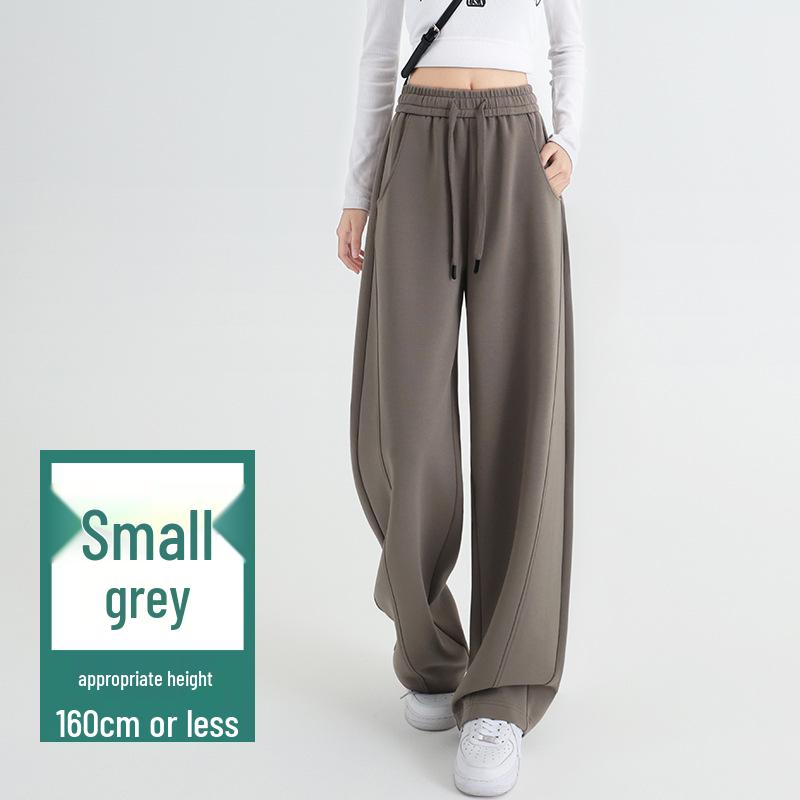Banana Wide-Leg Women's Fleece-Lined Sweatpants - Autumn Winter 2025 Collection: Thick, Warm, Straight-Leg Pants.