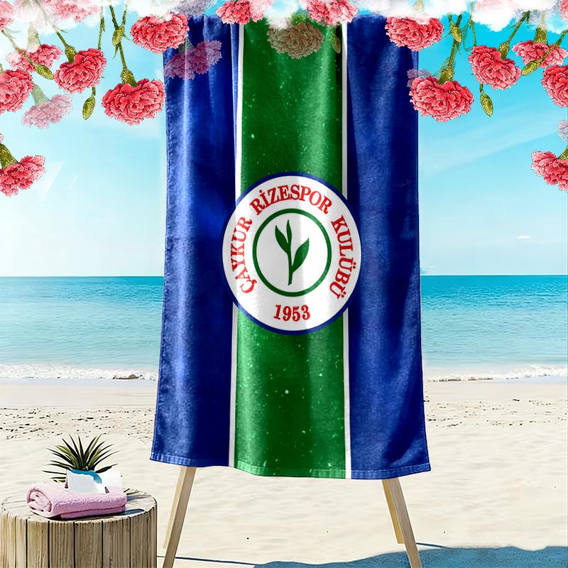 Caykur Rizespor Print Beach Towel Large Soft Quick Dry Towel For Beach Camping Swimming