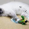 Interactive Toy for Cats Cute Plush Birds Toy Plush Birds Shape with Realistic Bird Sounds for Cats Alone Exercise