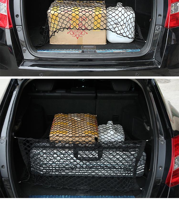 Red de Almacenamiento de Equipaje para Coche con Ganchos