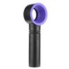 USB Rechargeable Portable Bladeless Fan Handheld Mini Cooler No Leaf Handy Fan With 3 Fan Speed Level LED Indicator