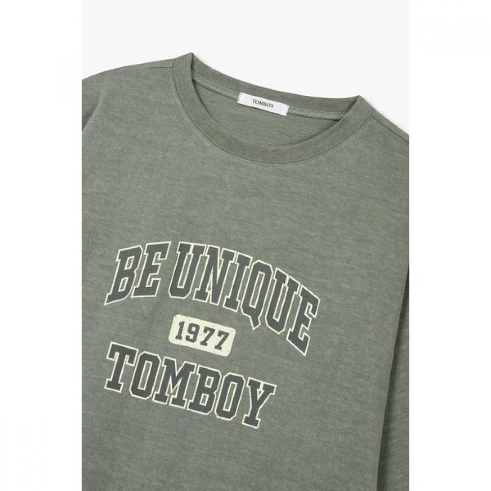 STudio Tomboy VinTage LeTTering Graphic ShorT Sleeve T shirT  9176222990 