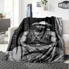 1pc 2PacHip Hop Blanket Soft Lightweight All Season Multi Purpose Throw for Sofa, Bed, Office & Picnics, French Style with Iconic Album Art & Quotes