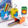 Adorable Wooden Animal Pen Holder - Perfect Study Stationery and Holiday Gift