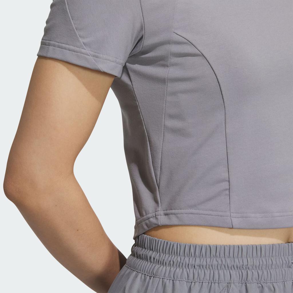 adidas Fos Short Sleeve T-Shirt Comfortable Round Neck Women Tops KG5176