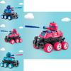 Inertia Impact Transforming Tank Toy For Kids With Shooting Function And Deformation