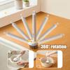 Brush Oil-Free Bristles 360-degree Rotating Head Cleaning Brush with Extended Handle Multi-surface