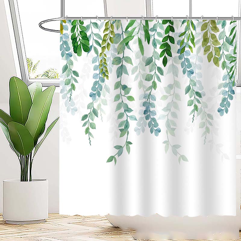 Shower Curtain Waterproof Polyester Bathroom Curtain Bathing Curtains Hotel Household Shower Curtain For Home