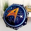 Star Trek Starfleet Command Emblem Sticker Decal for Car Laptop Window BumperUmbrella, Portable 3 Fold Compact Umbrella for Men & Women, Val