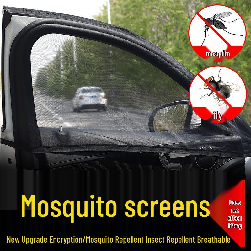 Car Sun Shade & Anti-Mosquito Window Screen for Privacy and Insect Protection SUV Front Window 1 Piece