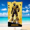 Quick Dry Beach Towel Transformers Pattern, Lightweight Absorbent Towel for Pool Beach Vacation Use