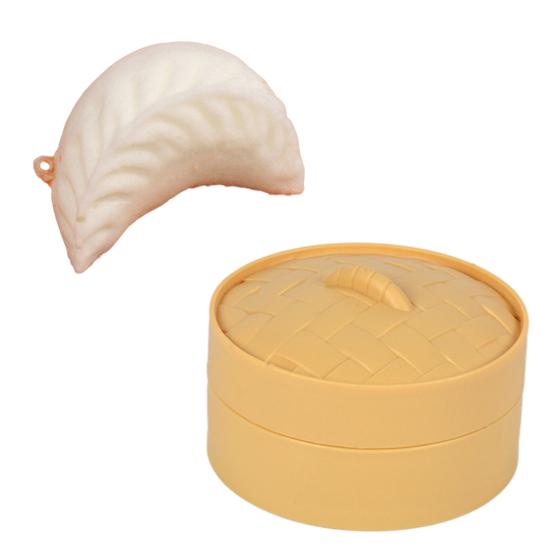 Chinese Food Squeeze Toy Slow-Rising Bun Dumpling Roll TPR Steamed Fidget Toy for Stress Relief Cute