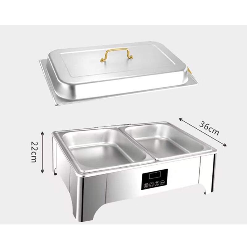 

Умный электрический двойной подогреватель для буфета с сенсорным управлением