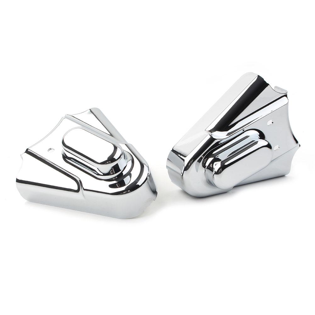 

2 шт. для Harley Davidson Heritage Softail FXST 1986-2007 ABS Мотоцикл Хромированные Фантомные Крышки Защита Оси серебряный