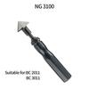 Hand Burr Trimming Knife Scraper NB1100/NG1000 Deburring Handle for Copper Tube Reamer Tool Parts BS1010 BC1041 Burr Scraper