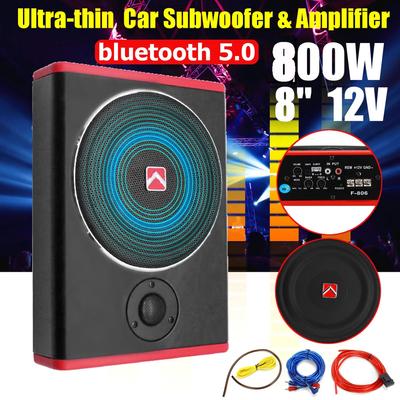 Amplificatore per auto Subwoofer 8" 600W Car Audio Slim Sotto il sedile Subwoofer Altoparlante Subwoofer per auto Woofer