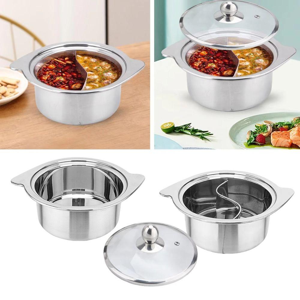 Multi Purpose Cooking Boiling Pot One Person Hot Pot Portable Soup Pot  Food Cooking
