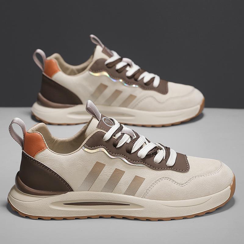 2026 Men s Spring/Autumn Athletic Dad Shoes - Soft Sole Youth Casual Sneakers 41 бежевой обуви
