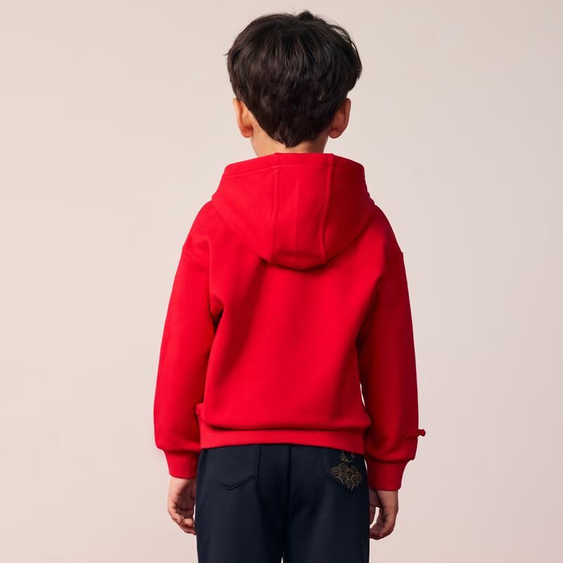 PawinPaw Christmas Cartoon Bear Boys' Fleece Sweatshirt