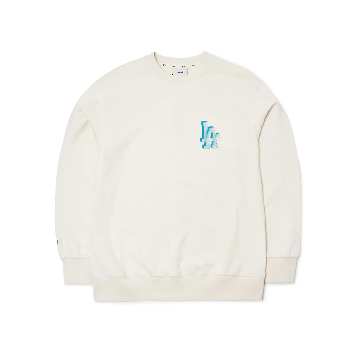 

New MLB Sweatshirts Unisex Ecru 3AMTX0114-07CRS M