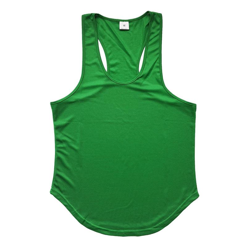 Men'S Summer New Style Men'S Thin Breathable Sports Fitness Sleeveless Knitted Shirt Casual Loose Knitted Tank Top