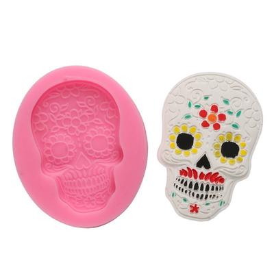 Stampo in silicone Stampi a forma di maschera di teschio Stampi per pasticceria Budino Stampo per cioccolato Strumenti per decorare torte