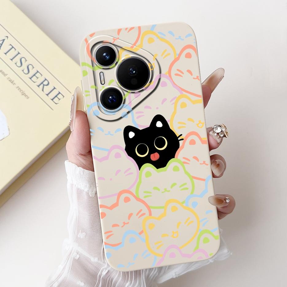 For Huawei Pura 70 Pro 5G Case Cute Cartoon Cover Shockproof Soft TPU Phone Cases For Huawei Pura 70 Pro Plus Pura70 Pro+ Fundas
