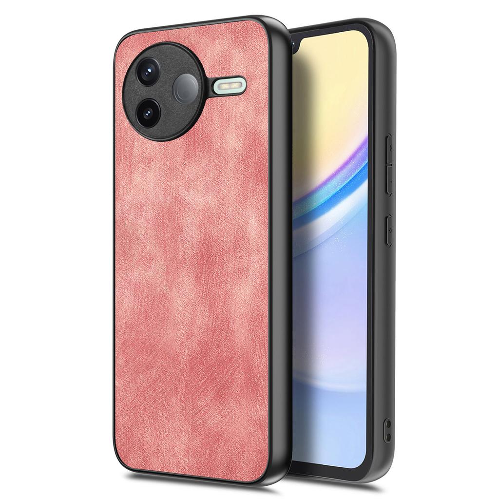 For Xiaomi Poco F7 Pro 5G/Xiaomi Redmi K80 5G Case Shockproof Slim Retro Leather Phone Back Cover