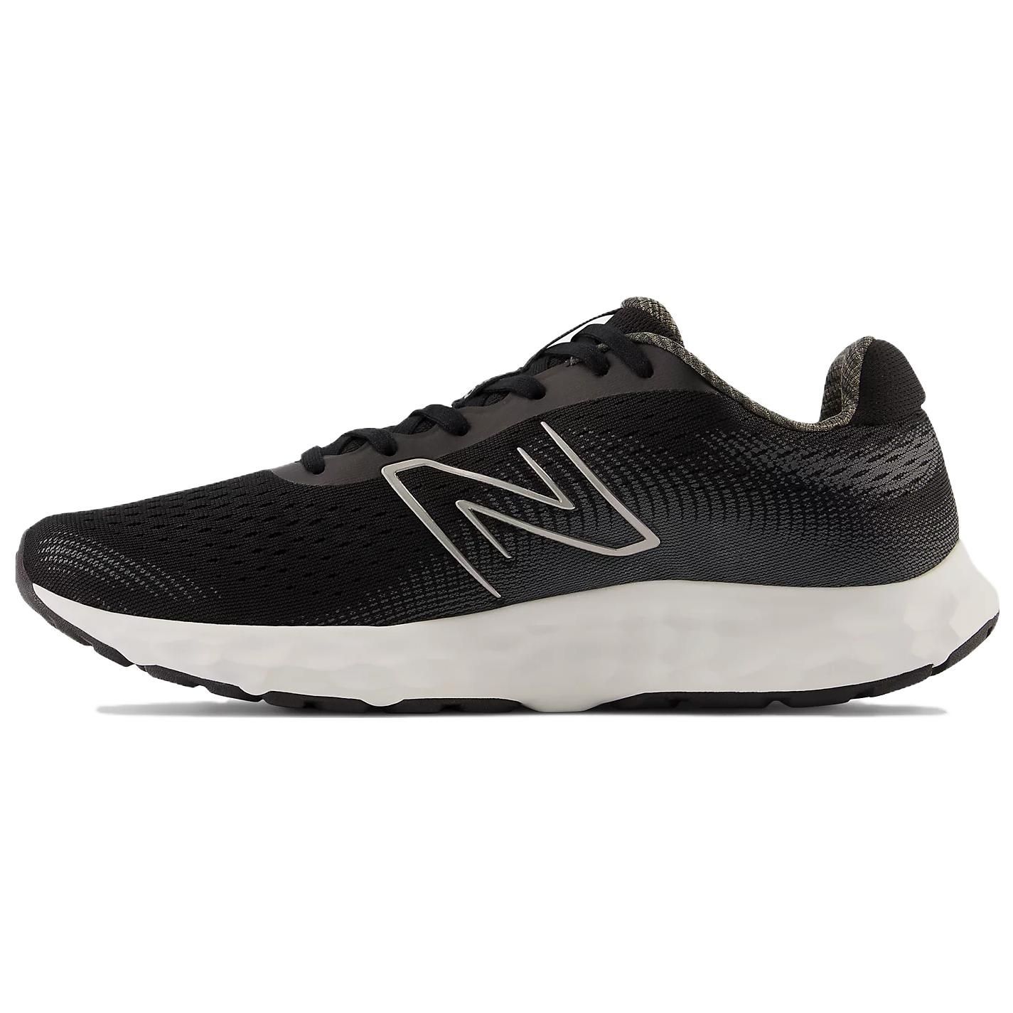 

New Balance Nb 520 V8 Удобные Универсальные Тканевые Синтетическая Кожа Низкий Верх Повседневные Кроссовки для Бега Мужские кроссовки Черный Белый M520LB8