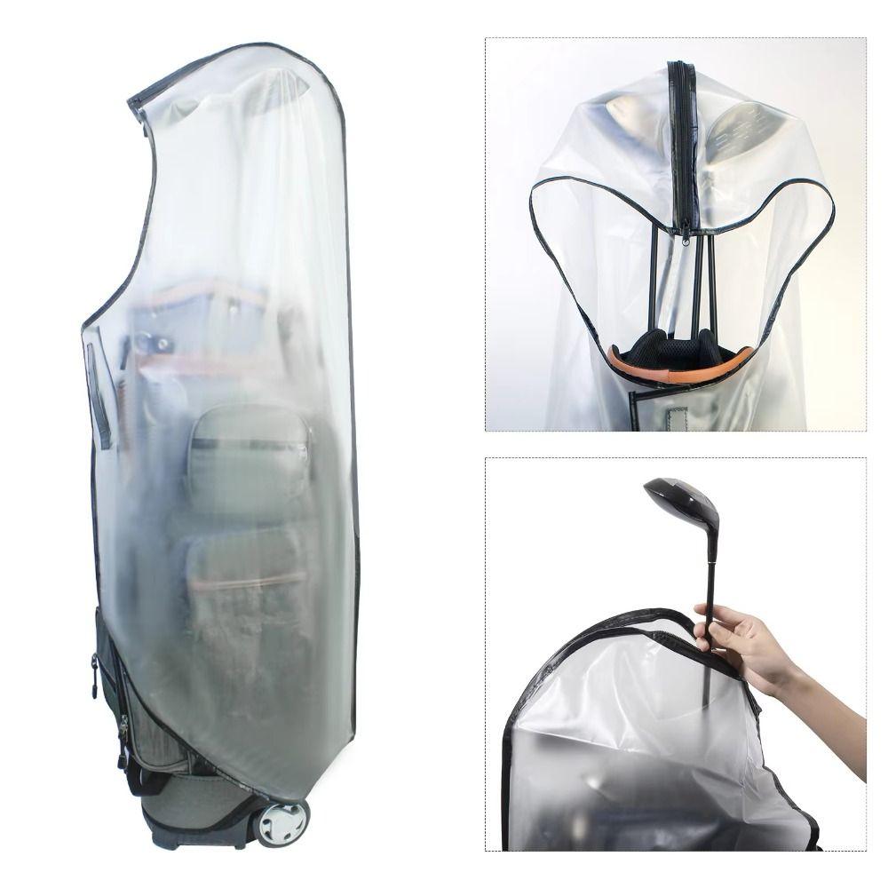 With Zipper Golf Bag Rain Coat Waterproof Golf Bags Shield Golf Bag Cover  Court Supplies