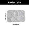 Creative Silicone Casting Molds Cats Shape Necklace Molds Suitable for Making Animal Necklace and Earrings Pendant