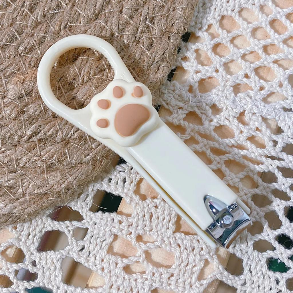 New Cute Cartoon Bear Bunny Nail Clippers Anti Splash Nail Trimmer Baby Nail Care Accessories Manicure Tools