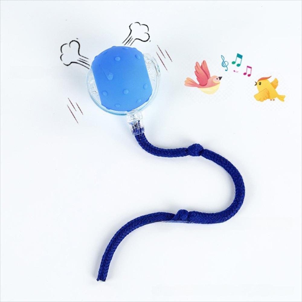 Automatic Smart Cat Toys Fast Rolling Imitate Mouse Tail Dog Cat Training Ball with Bird Sounds Indoor Playing