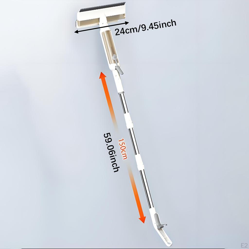 Glass Cleaning Tool with Non-Slip Grip for Mirrors and