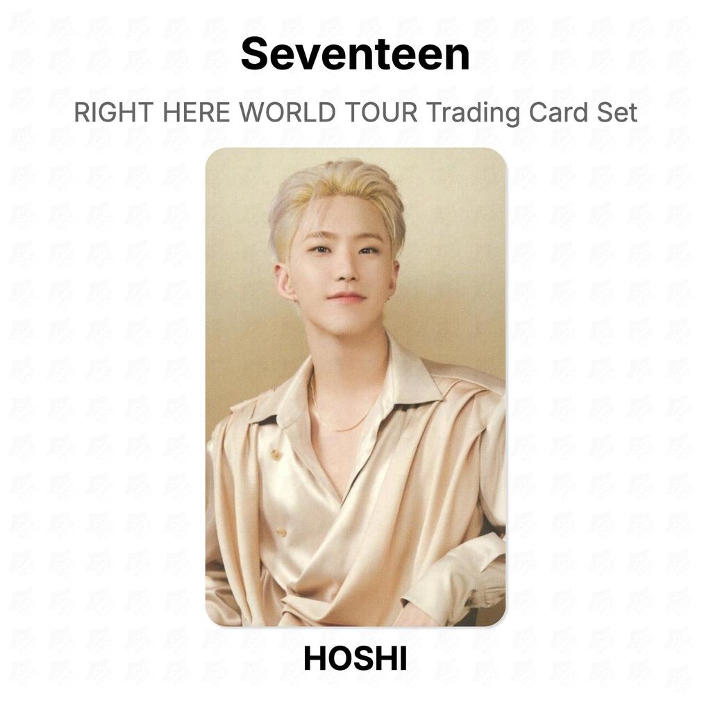 Seventeen RIGHT HERE WORLD TOUR Trading Card Set Official Photocard