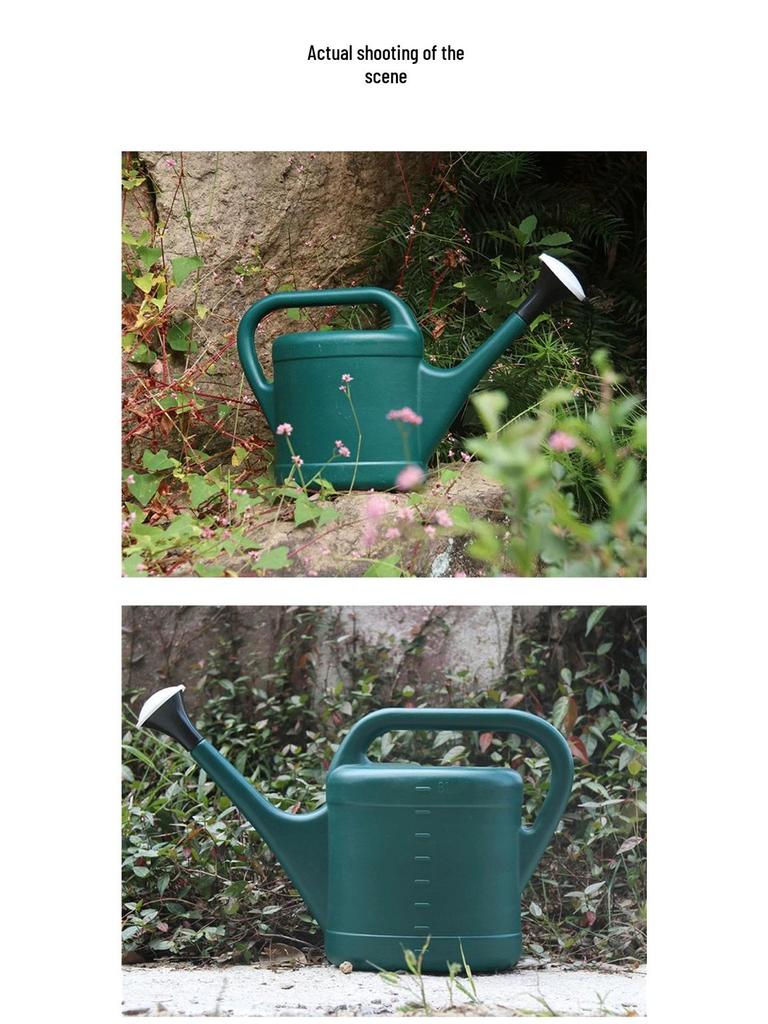 Large Capacity Plastic Watering Can 9003 for Balcony and Vegetable Planting with Long Spout