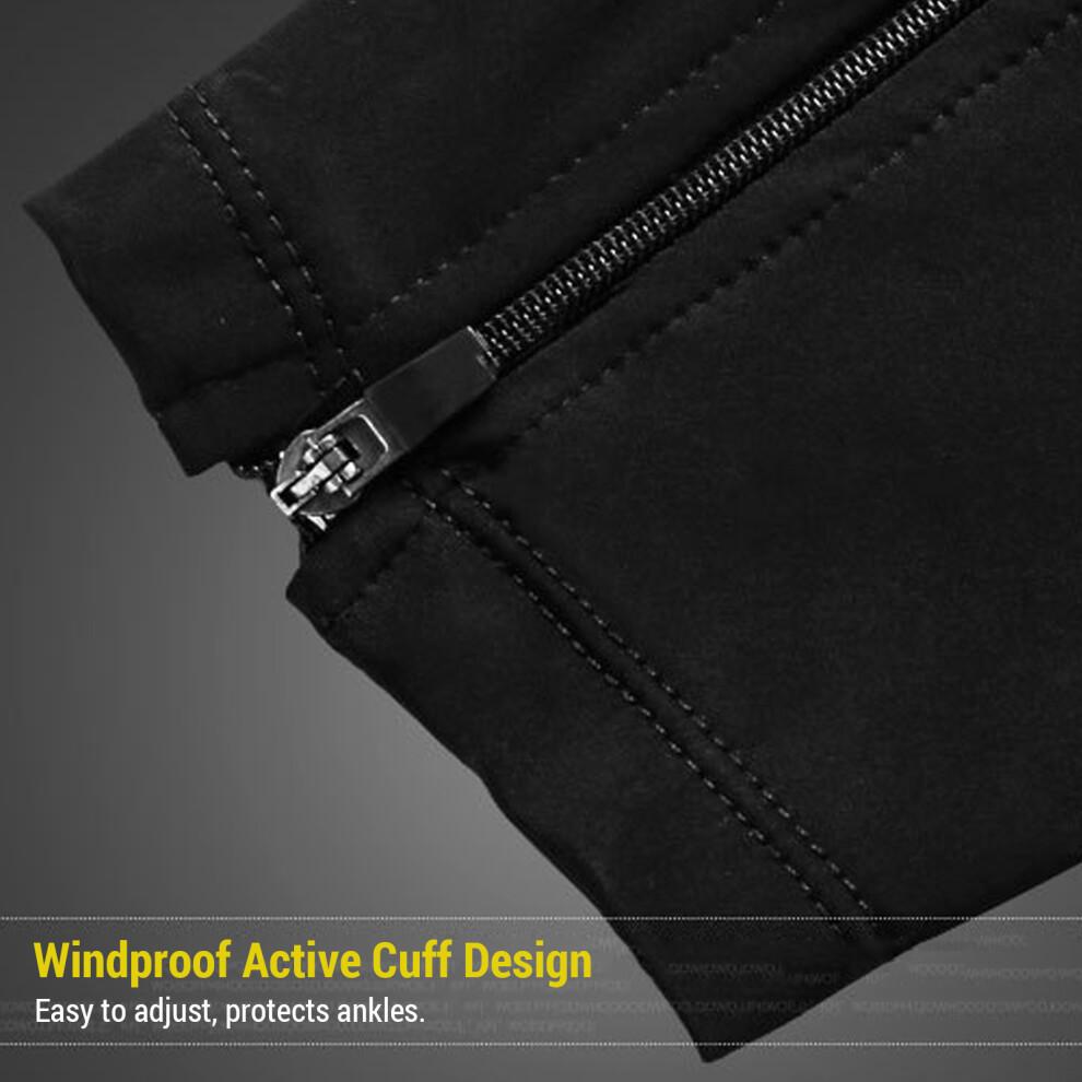 Riding Pants Men's Mountain Bike Pants with 3D Silicone Cushion Reflective Breathable Gradient Compression Riding Tights Cycling Pants M