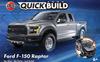 Airfix Build Ford Raptor Gray Plastic Model Kit QB6053 Non-Quick F-150 (Car)