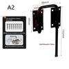 Anti-Theft 90 Degree Gate Latch Lock Stainless Steel Durable Safety Door Latch for Balcony Fence Home Security