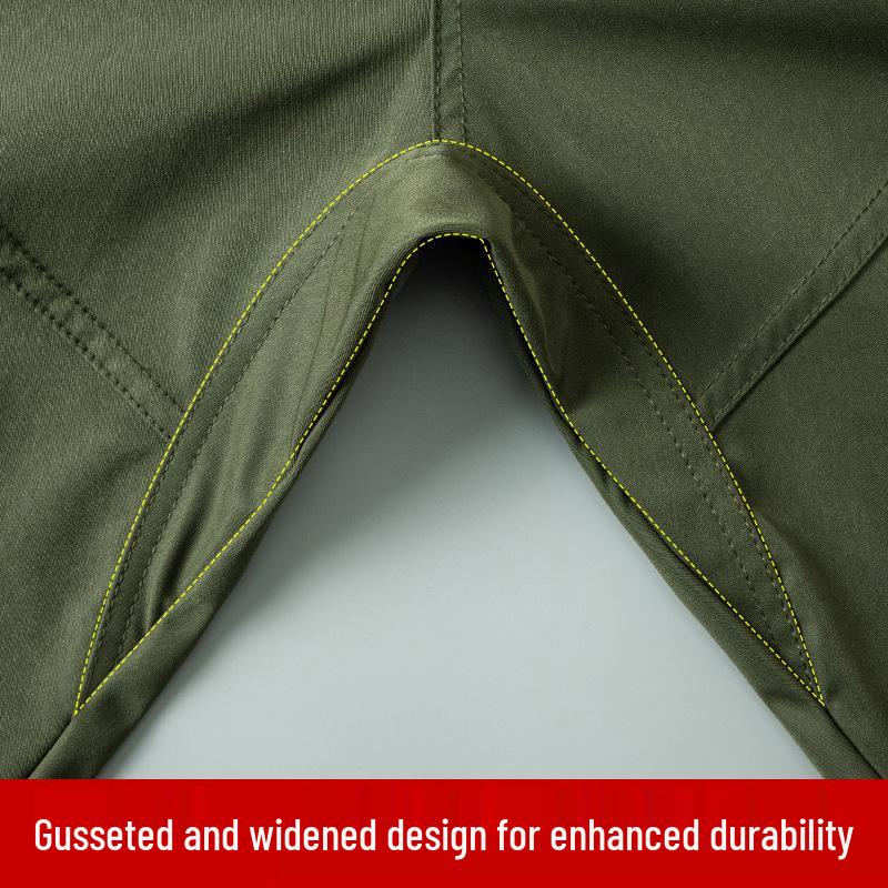 Men's Breathable Tactical Workwear Set - Wear-Resistant Jacket for Spring & Autumn Outdoor Mountaineering and Sports.