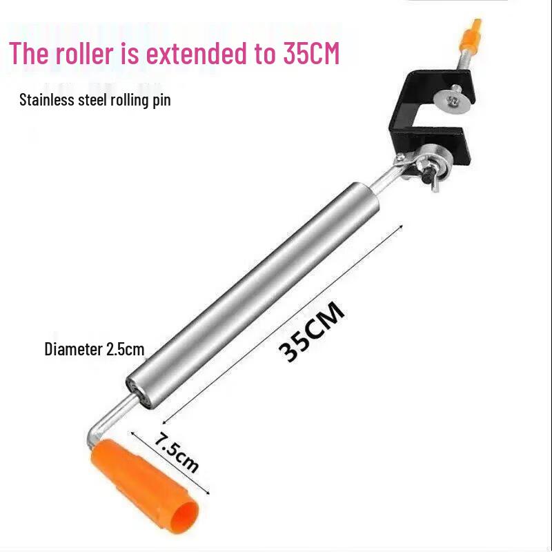 304 Stainless Steel Compact Rolling Pin